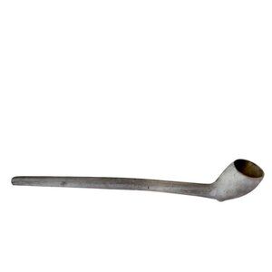 Antique White Clay Tobacco Pipe 7" Long Collectible Vintage Smoking Accessory